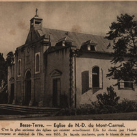 Basse-Terre . - Eglise de N.D. Du Mont-Carmel. C'est la plus ancienne des églises qui existent…