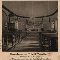 Basse-Terre . - « Petit Versailles ». Intérieur de la Chapelle du Pensionnat des Soeurs de Saint…