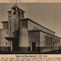 Eglise de Baie-Mahault ( 7.295 hab ). Elle a été construite, après le cyclone du 12 septembre 1928,…