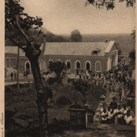 Eglise de l'Anse-Bertrand ( 7.660 hab ). Elle date du milieu du XIXe siècle. L'ouragan d'août 1899…