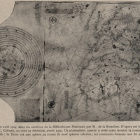 Carte découverte en avril 1924 dans les archives de la Bibliothèque Nationale par M. de La Roncière.