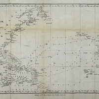 Chart shewing the tracks across the north Atlantic ocean