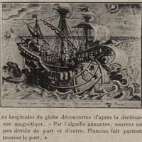 Les longitudes du globe découvertes d'après la déclinaison magnétique. « Par l'aiguille aimantée,…