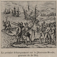 Le premier débarquement sur le Nouveau-Monde
