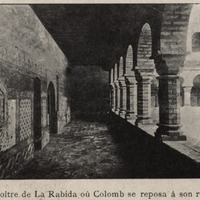 Le cloître de La Rabida où Colomb se reposa à son retour