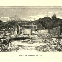 Ruines de Cayenne en 1888
