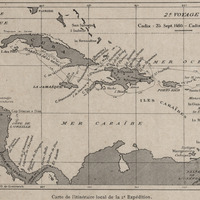 Carte de l'itinéraire local de la 2e Expédition
