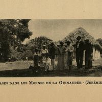 Cases dans les mornes de la Guinaudée (Jérémie)