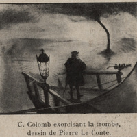 Christophe Colomb exorcisant la trombe