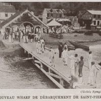 Le nouveau wharf de débarquement de Saint-Pierre