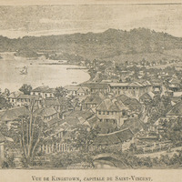 Vue de Kingstown, Capitale de Saint-Vincent