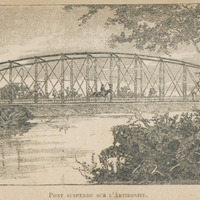 Pont suspendu sur l'Artibonite