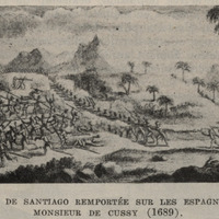 Victoire de Santiago remportée sur les espagnols par Monsieur de Cussy ( 1689 )