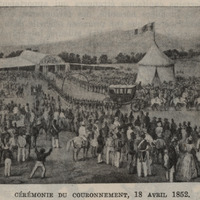 Cérémonie du couronnement, 18 avril 1852