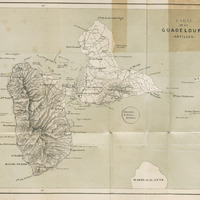 Carte de la Guadeloupe