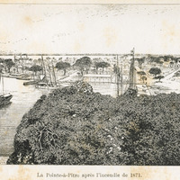 La Pointe-à-Pitre après l'incendie de 1971