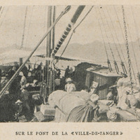 Sur le pont de la « ville-de-tanger »