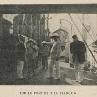 Sur le pont de « La France »
