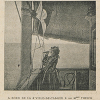 A bord de la « Ville-de-Tanger ». Mme Thieck