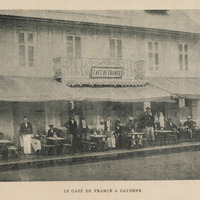 Le café de France à Cayenne
