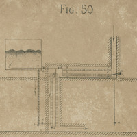 Figure 50 : Schéma d'une installation à circulation d'eau froide. Réservoir à glace et poëles…