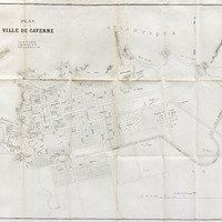 Plan de la ville de Cayenne