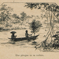 Une pirogue et sa voiture