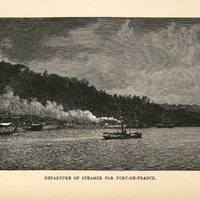 Departure of Steamer for Fort-de-France