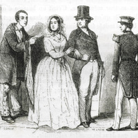 Visite du bagne par une tragédienne