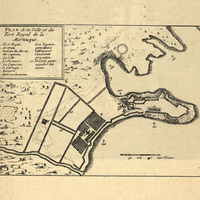 Plan de la ville et du fort Royal de la Martinique