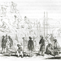 Forçats sur un chantier