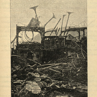 Ruines d'une rhummerie à Saint-Pierre