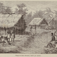 Village de Saint-Bernard, habité par Apatou