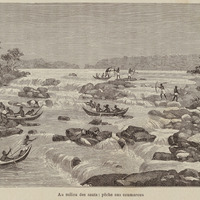 Au milieu des sauts, pêche aux coumarous