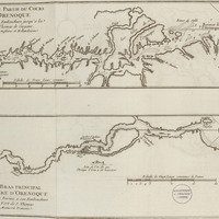 Carte de la grande Embouchure de l'Orneroque, & partie de fon cours jufqu'à Saint-Thomas de Guyane