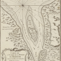 Carte de l'Entrée de la Rivière de Berbiche
