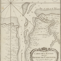 Carte de l'Entrée de la Rivière de Corentyn
