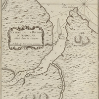 Carte de l'Entrée de la Rivière de l'Aprouaque