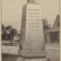 Monument élevé à Mana (Guyane Française), en 1910 à la mémoire de la vénérable Anne-Marie Javouhey
