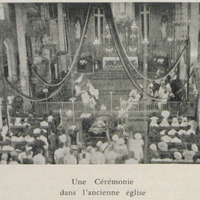 Une cérémonie dans l'ancienne église