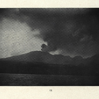 Pelées great ash-cloud turning day into night, view taken May 26, 1902 looking from the north
