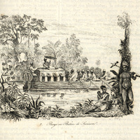 Barge ou bateau du Surinam