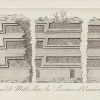 Ruines de Mitla dans la Province d'Oxaca