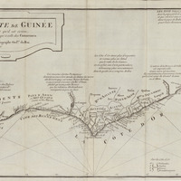 Carte de la côte de Guinée et du pays, autant qu'il est connu depuis la rivière de Serre Lione…