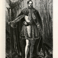 Portrait de l'Empereur du Brésil d'après un tableau de Biard