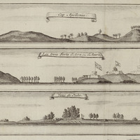 Cap Apollonia, les trois forts d'Acra ou d'Acara et de Juda
