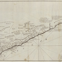 Carte particulière de la partie principale de la Guinée située entre Issini et Ardra