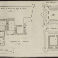 Palais du Roy de Juda, Comptoir des Européens et Forts François et Anglois