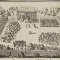 Couronnement du Roy de Juda à la Coste de Guinée au mois d'avril 1725