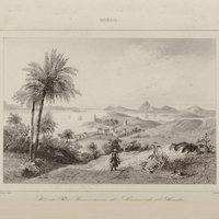 Vue de Rio de Janeiro prise du sommet de l'aqueduc